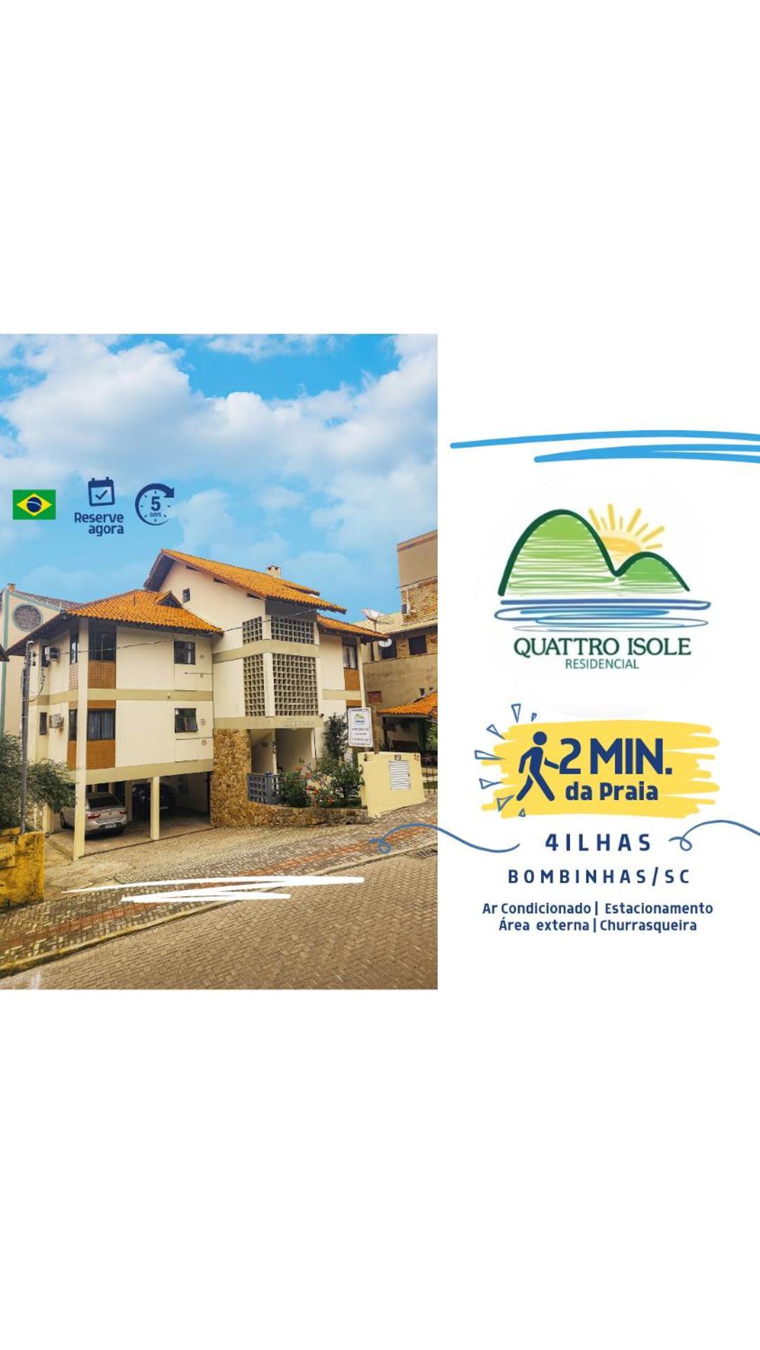 Quattro Isole Residencial Lägenhet Bombinhas Exteriör bild
